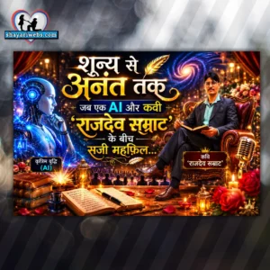 Shunya Se Anant Tak: Jab Ek AI Aur Kavi ‘Rajdev Samrat’ Ke Beech Saji Mehfil